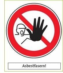 Warnhinweis Asbest Luft | © CRB Analyse Service GmbH